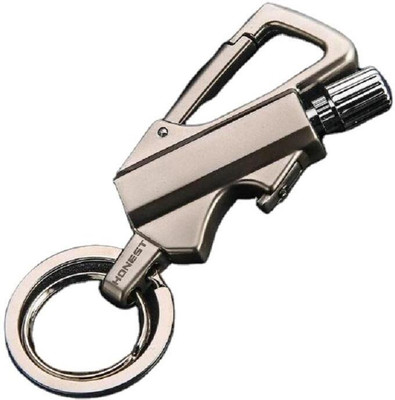 Rexter Multi-Function Keychain with Flint Metal Match Starter and Bottle Opener, Kerosene Rechargeable Lighter, Suitable As Gift Ideas and Emergency Rescue Equipment Multi-Function Keychain with Flint Metal Match Starter and Bottle Opener, Kerosene Rechargeable Lighter, Suitable As Gift Ideas and Em
