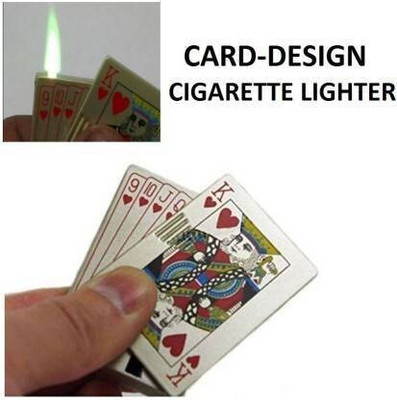 come fast KING SHAPE WITH LIGHT pocket lighter gold FIRST QUALITY STAR MAGIC Pocket Lighter(golden)