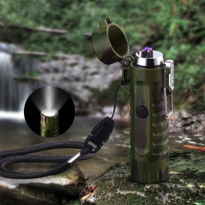 IMMUTABLE Electric Lighter 3in1 Windproof Plasma Lighter CPC1 Pocket Lighter(MULTI)