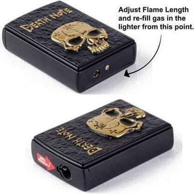 Lovato MP-4367 Maxi Decorated Pocket Lighter(BLACK)