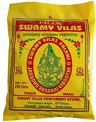 Retail Charm Swamy Vilas Scented Viboothi/Vibhuti Holy Ash - 250 Grams Pack(250 g)