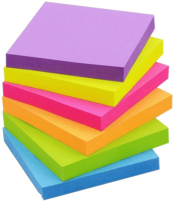 Tiny Tales 200 Sheets Sticky Note 200 Sheets 3 x 3 Inch Sticky Notes Self Adhesive Post It, 2 Colors(Set Of 1, Multicolor)