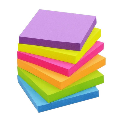 Tiny Tales 200 Sheets Sticky Note 200 Sheets 3 x 3 Inch Sticky Notes Self Adhesive Post It, 2 Colors(Set Of 1, Multicolor)