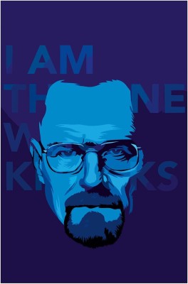 Inephos 'I am the one who knocks - Walter White' Breaking Bad Poster Paper Print(18 inch X 12 inch, Rolled)