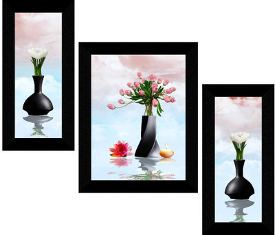 Set of 3 Framed Fine Art Print(13.5 inch X 22.5 inch)