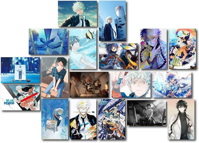 Blue Period Anime Wall Collage Kit – 18-Pack 4x6 Inch Posters Featuring Yatora Yaguchi, Ryuji Ayukawa & Yotasuke Takahashi – Unframed Art Prints for Room Decor Fine Art Print(6 inch X 4 inch)