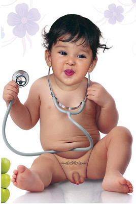 Cute Baby Poster Paper Print(18 inch X 12 inch)