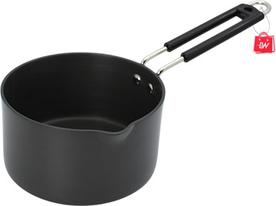 LAZYwindow Premium Quality Nonstick Sauce Pan 25 cm diameter 3 L capacity(Hard Anodised, Non-stick, Induction Bottom)