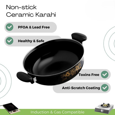 cookpro Induction Bottom Non-Stick Coated Cookware Set(Cast Iron, 1 - Piece)