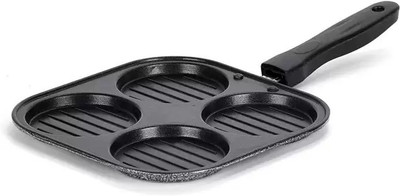 bluline Non-Stick Mini Uttapam Pan / Pancake Pan , Multi Snack Maker 4 in 1 Tawa 19 cm diameter(Aluminium, Non-stick)