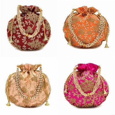 mihir clothing potli_bag_combo_4 Potli(Pack of 4)