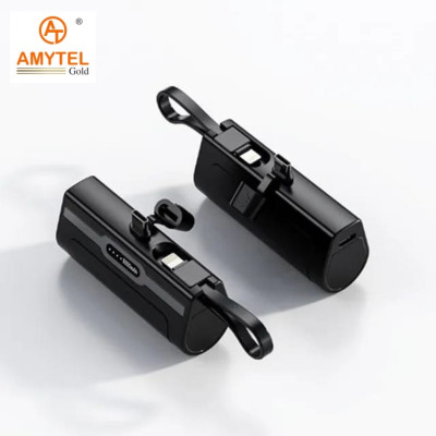 AMYTEL 5000 mAh Power Bank (15 W, Quick Charge 2.0)(BLACK, Lithium-ion)