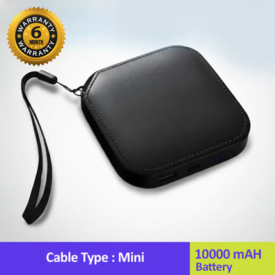 AMYTEL 10000 mAh Power Bank (15 W, Power Delivery 2.0, Quick Charge 2.0)(BLACK, Lithium-ion)