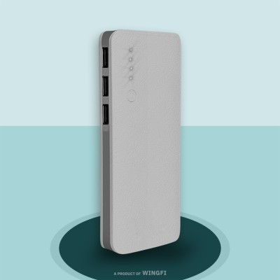 misspro 10000 mAh 12 W Power Bank(Grey, Lithium-ion, Fast Charging for Mobile)