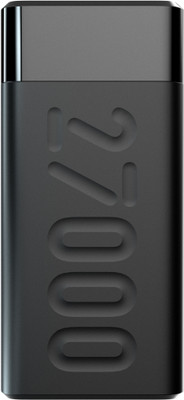 Ambrane 27000 mAh Power Bank (20 W, Quick Charge 3.0, Power Delivery 2.0)(Black, Lithium Polymer)