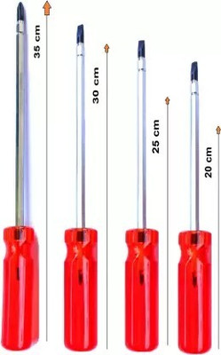 ARQEST 2-in-1 Magnetic Screw Drivers Pack of 4 Combination Screwdriver Set(Pack of 4)