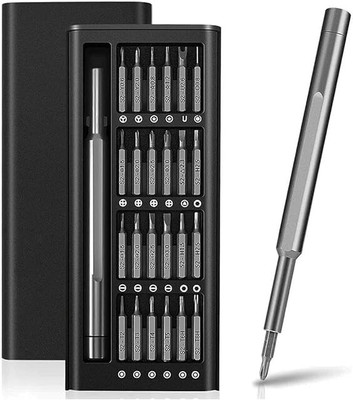 GEEO Precision Screwdriver Set – 24-in-1 Magnetic Repair Tool Kit Standard Screwdriver Set(Pack of 1)