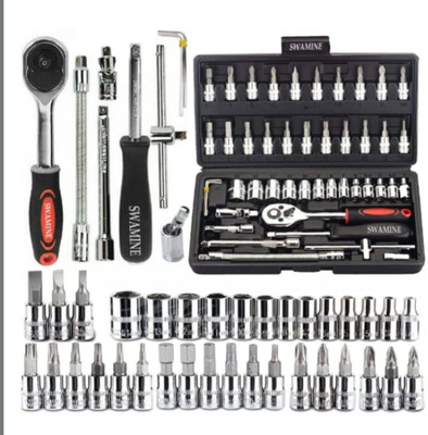 CREATION BAZAAR Power & Hand Tool Kit(46 Tools)