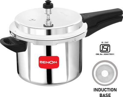 Benon Flores 5 L Outer Lid Induction Bottom Pressure Cooker(Aluminium)