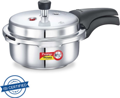 Prestige Deluxe Alpha 2 L Outer Lid Induction Bottom Pressure Cooker(Stainless Steel)