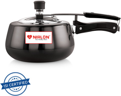 NIRLON Base Inner Lid 3 L Inner Lid Induction Bottom Pressure Cooker(Hard Anodized)