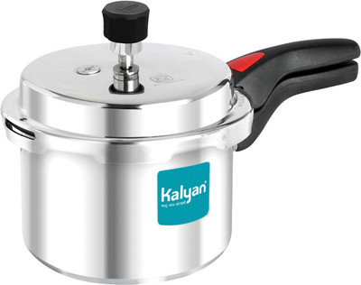 kalyan Blue Series | Inner Lid | Induction | 3L Pressure Cooker 3 L Outer Lid Induction Bottom Pressure Cooker(Aluminium)