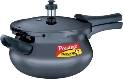 Prestige Deluxe Plus Hard Anodised 3 L Outer Lid Induction Bottom Pressure Cooker(Aluminium)