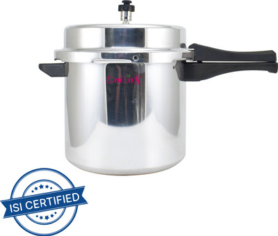 Onions Pressure Cooker with Outer Lid Gas Stove Compatible 7.5 Litre 7.5 L Outer Lid Pressure Cooker(Aluminium)