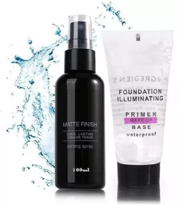 AMOSFIA Makeup setting Fixer and gel base Primer Most Trending combo  Primer  - 150 g(Transparent)