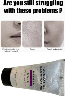 AMOSFIA Perfect Moisturizing Foundation Primer, Clear Smooth Makeup Base Primer  - 50 ml(Transparent)