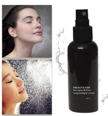 AMOSFIA HD Long Lasting and Hydrating Makeup Fixer Spray for Face Makeup Primer  - 100 ml(Transparent)