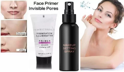 AMOSFIA NEW Gel Primer & Fixer Face Primer Spray  Primer  - 130 ml(Transparent)