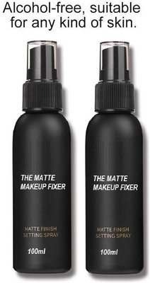 AMOSFIA Best Skin makeup setting spray for lasting makeup fixer Primer set of 2 Primer  - 200 ml(Transparent)