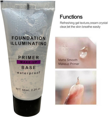 AMOSFIA 3D Face Makeup Primer Moisturizing Makeup Primer  - 50 ml(Transparent)