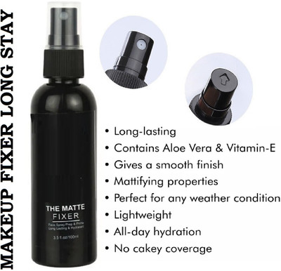 AMOSFIA Super Pro Makeup Fixer Hydrating pack of 1 Primer  - 100 ml(Transparent)
