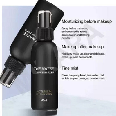 AMOSFIA ALL SKIN TYPE MAKEUP SETTING VITAMIN E EXTRACT SPRAY PACK OF 2 Primer  - 200 ml(Transparent)