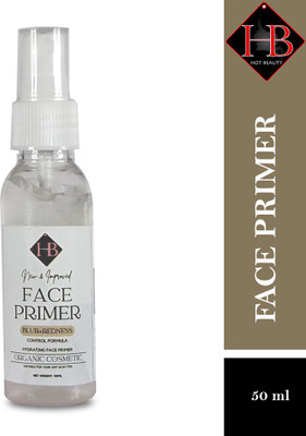 Hot Beauty Hydrating Face Primer Makeup Base Primer for Blur & Redness - 50 ml Primer  - 100 ml(Transparent)