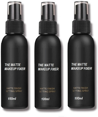 AMOSFIA Refreshing Setting Spray Natural Makeup Fixer set of 3 Primer  - 300 ml(Transparent)