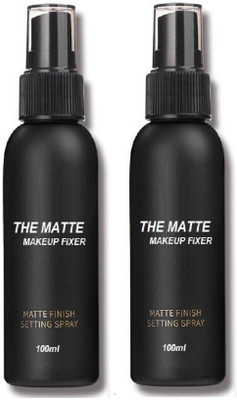 AMOSFIA New Long lasting Matte Finish Prime Fix+ Professional Makeup Fixer Spray  Primer  - 200 ml(Transparent)