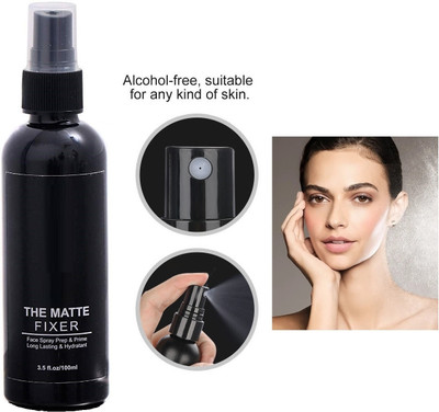 AMOSFIA HD Professional Setting Spray Natural Makeup Fixer set of 1 Primer  - 100 ml(Transparent)