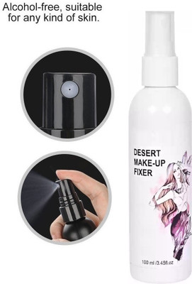 AMOSFIA Matte Finish Prime Fix+ Professional Makeup Fixer Spray  Primer  - 200 ml(Transparent)