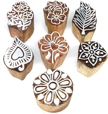 Reniq Wooden Blocks6987 Printing Blocks(Pack of 7)