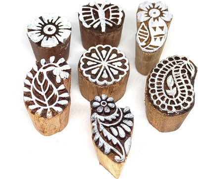Reniq Wooden Blocks6477 Printing Blocks(Pack of 7)