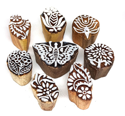 Reniq Wooden Blocks1258 Printing Blocks(Pack of 8)