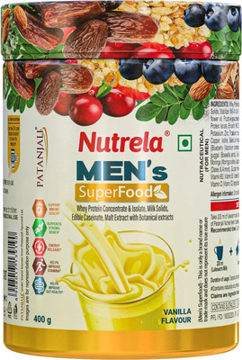 NUTRELA MENS SUPERFOOD Protein Shake(400 g, VANILLA)