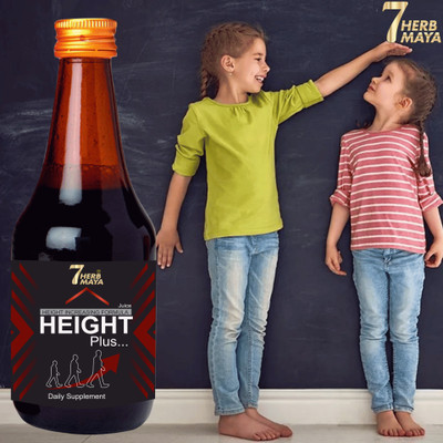 7Herbmaya Height Increase Juice/Height Gain Syrup/Height Increase Medicine/Growth Juice Plant-Based Protein(200 ml, Mixed Fruit)