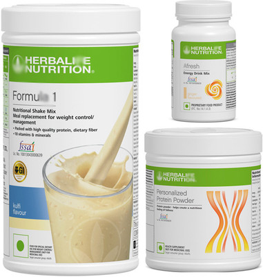 HERBALIFE Formula 1 shake miix Kulfi ,protein powder and Afresh Ginger Protein Blends(750 g, Kulfi)