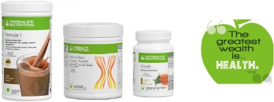 HERBALIFE F1 SHAKE MIX-CHOCOLATE,PP-200GM AND TULSI Protein Shake(750 g, CHOCOLATE, TULSI)