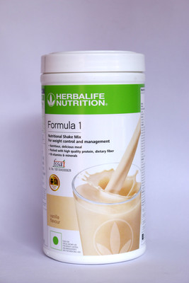 HERBALIFE Formula 1 Nutritional Shake Mix - Vanilla Flavor Plant-Based Protein(500 g, Vanilla)