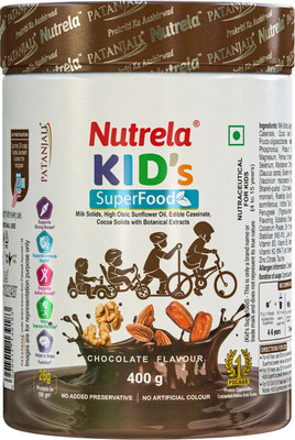 NUTRELA Kids Super Food - 4-13 yrs - 400gm Protein Shake(400 g, chocolate)